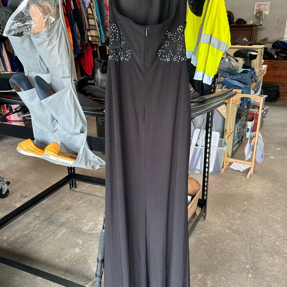 Blondie Nites Black Beaded Maxi Dress - Picture 2 of 4